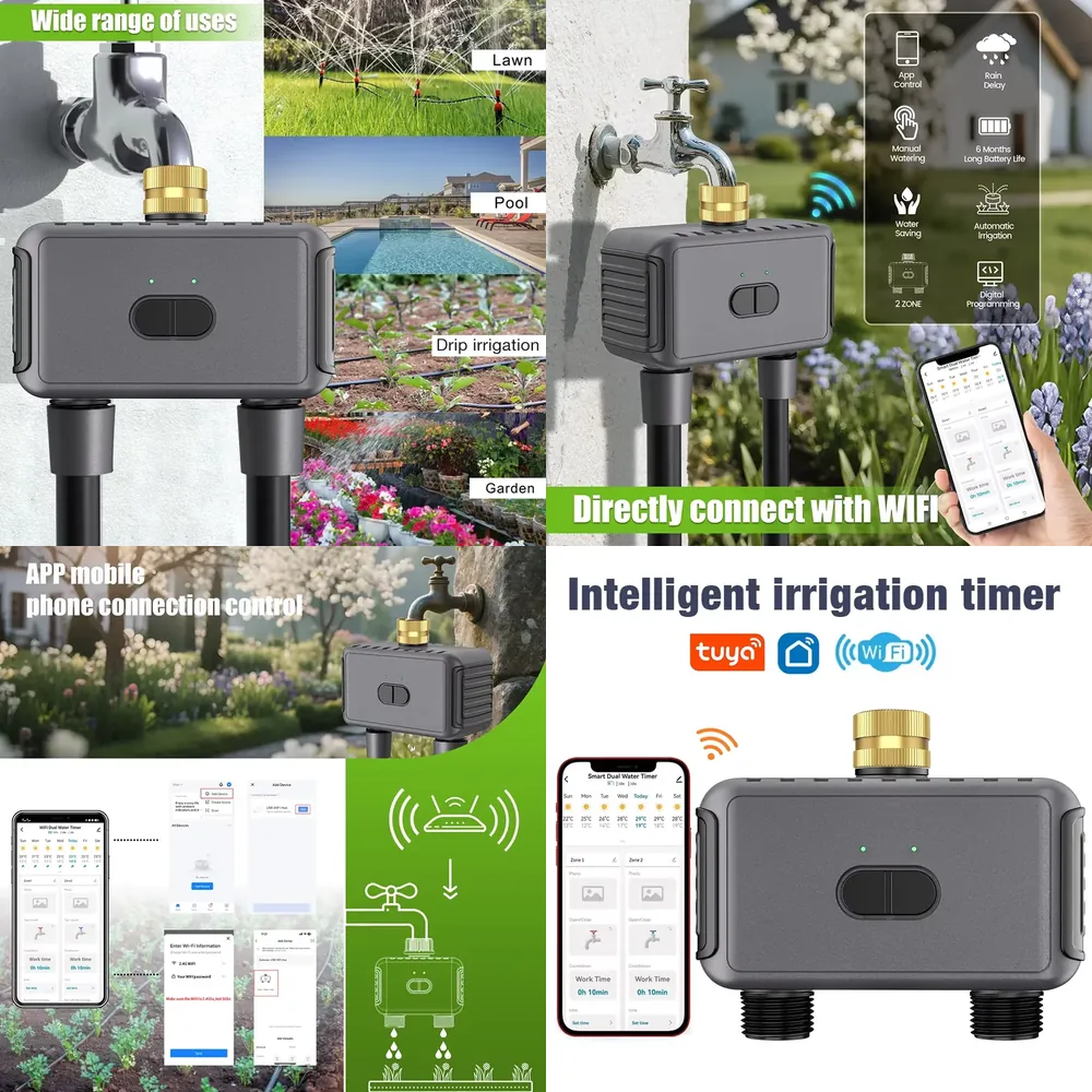 Smart Garden Usa - WAP01 WiFi APP Control Dual Hose