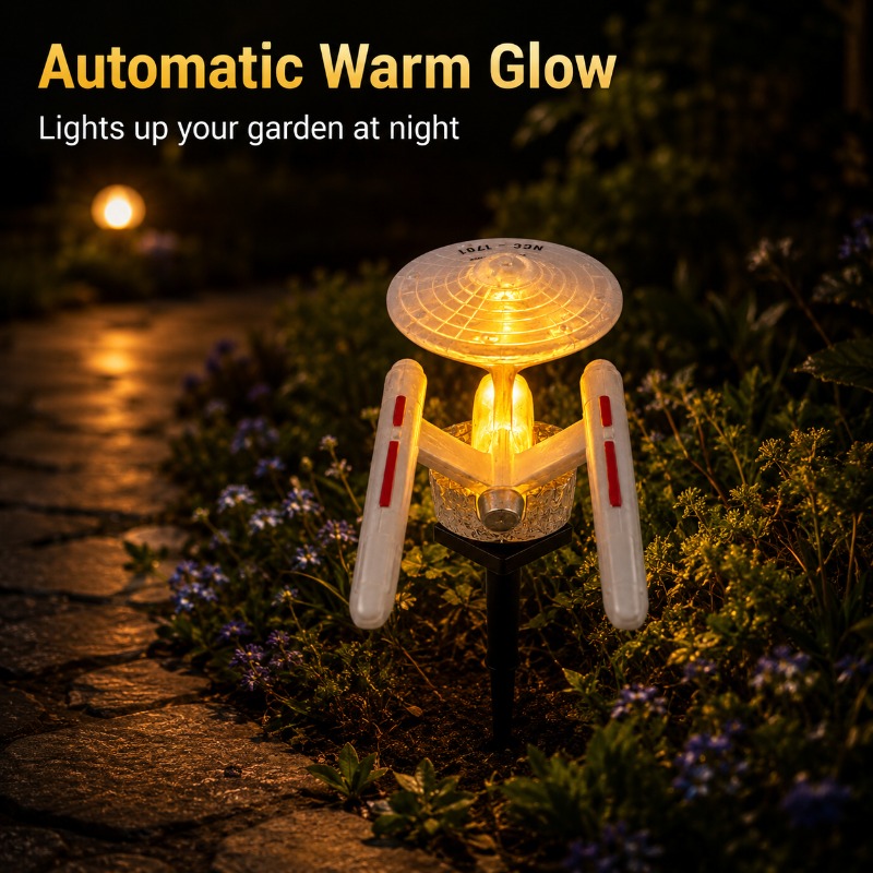 Star Trek USS Enterprise Solar - Smart Garden Lighting System 评论和价格