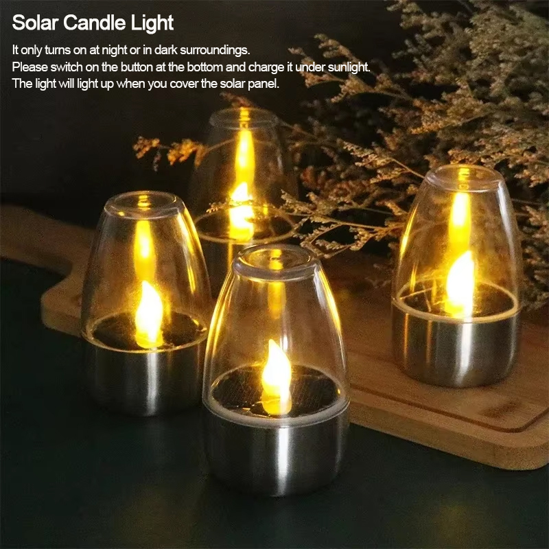 LED Solar Candles Light Flamel - Smart Garden Lighting System 评论和价格