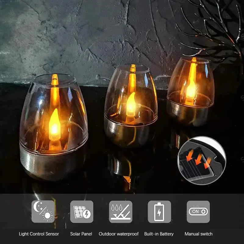 LED Solar Candles Light Flamel - Smart Garden Lighting System 评论和价格