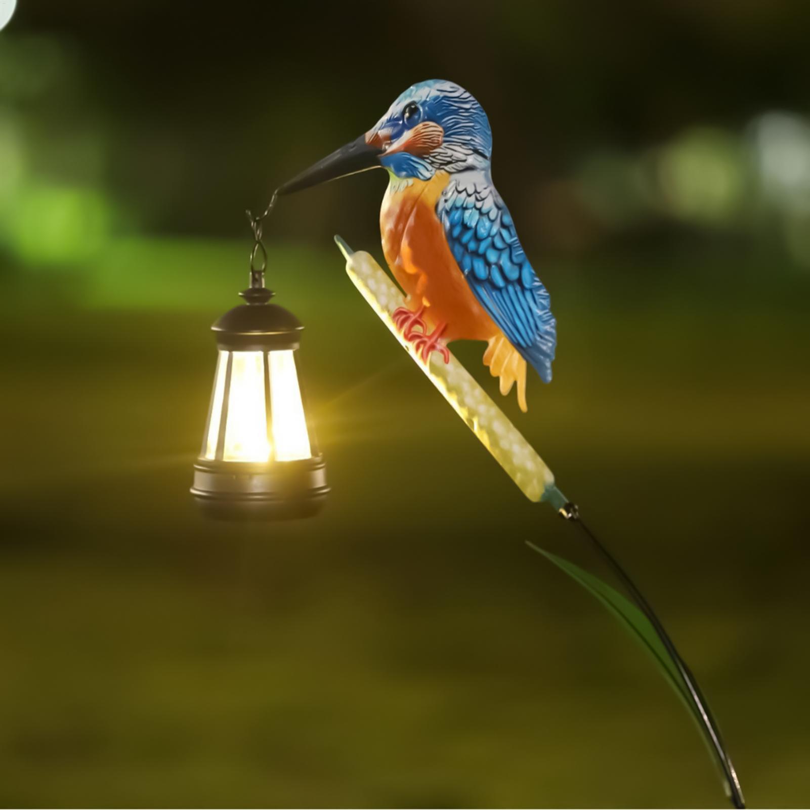 Solar Powered Kingfisher Light - Smart Zen Garden 评论和价格