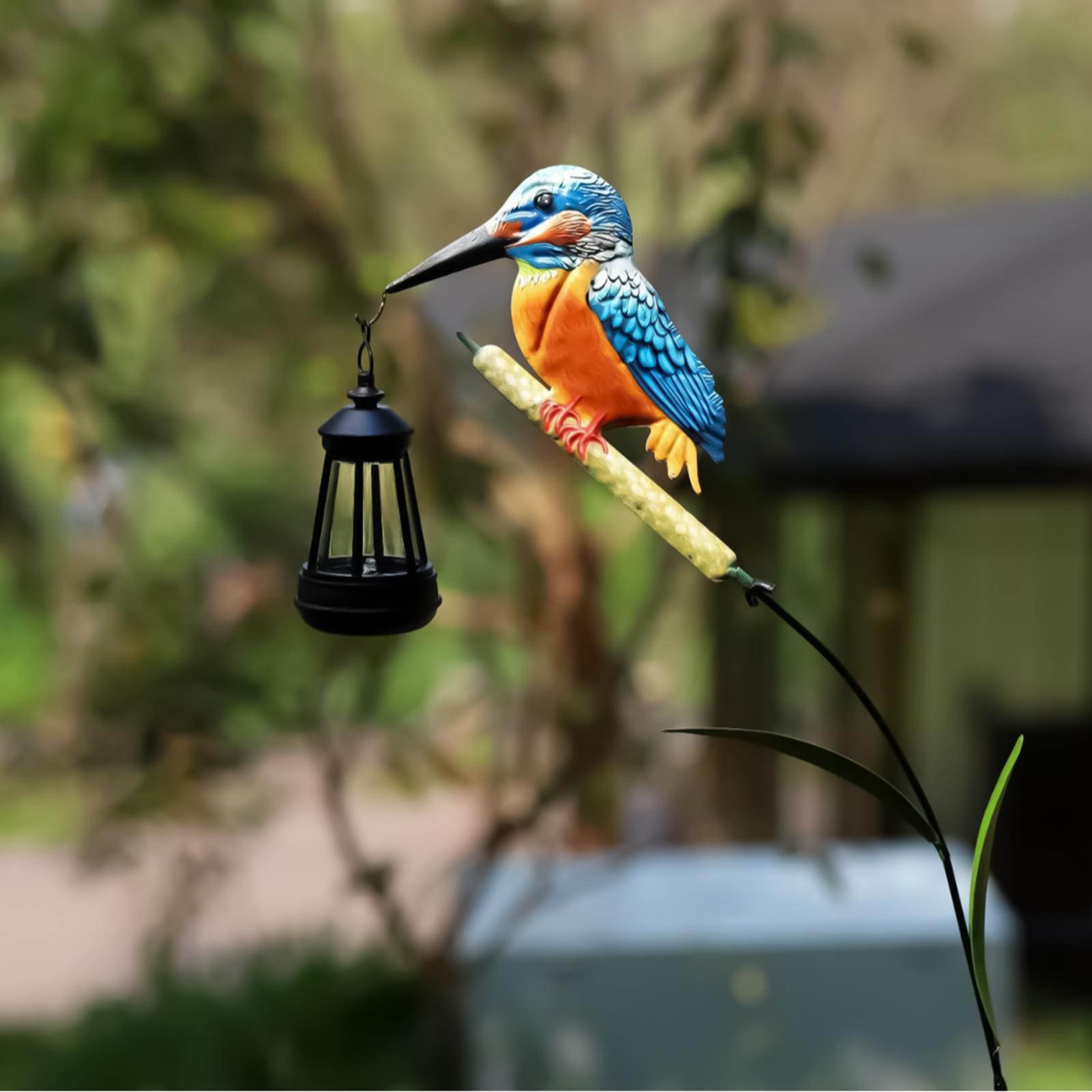 Solar Powered Kingfisher Light - Smart Zen Garden 评论和价格