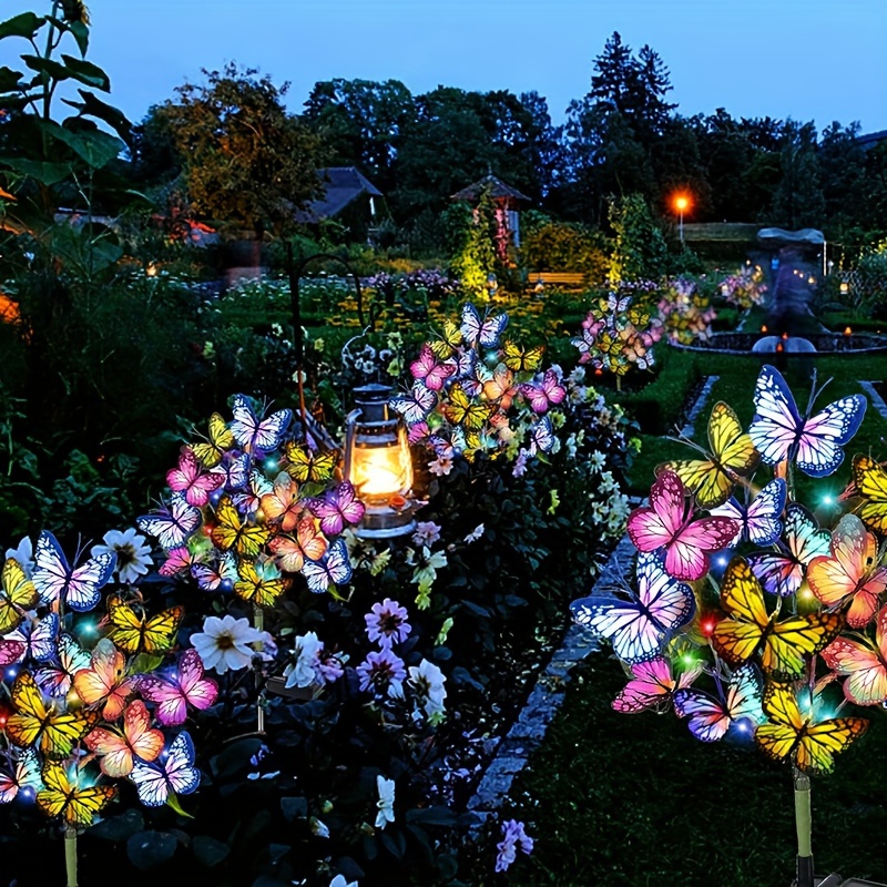 Solar LED Butterfly Garden Lig - Smart Garden Lighting System 评论和价格
