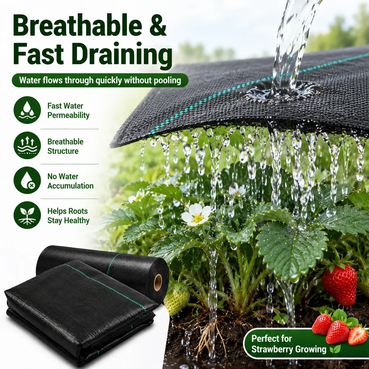 Water Permeable Weed Barrier F - Smart Garden Greenhouse 评论和价格