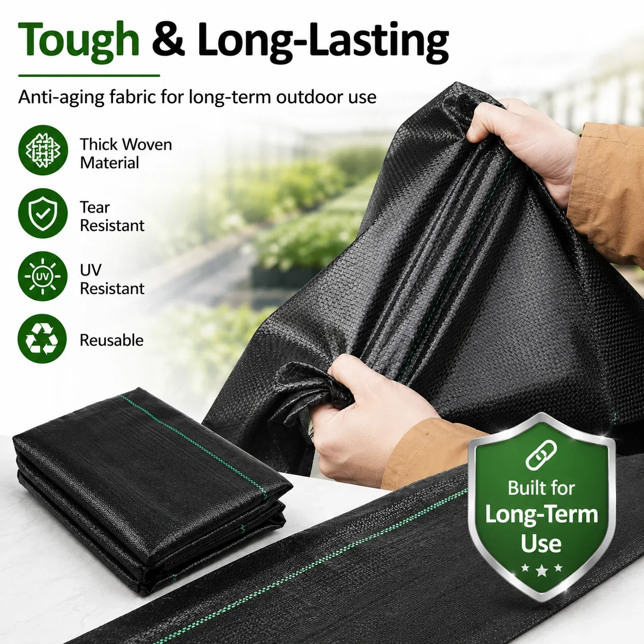 Water Permeable Weed Barrier F - Smart Garden Greenhouse 评论和价格