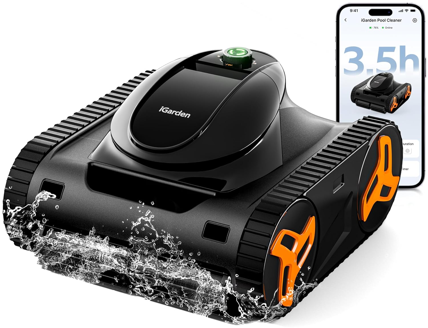 Robotic Pool Cleaner KN Series - Smart Garden Usa 评论和价格