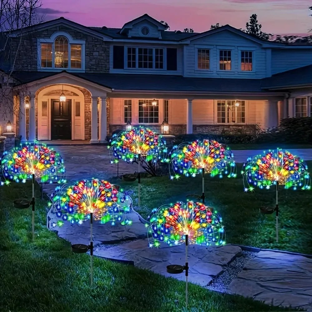 Solar LED Firework Fairy Light - Smart Garden Lighting System 评论和价格