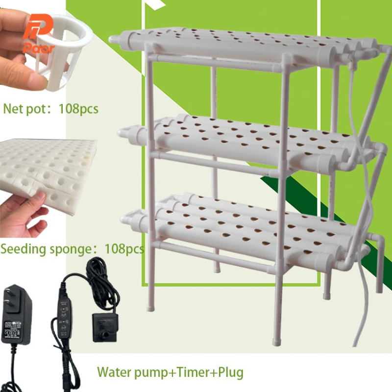 108 Holes Hydroponic Grow Kit  - Aquaponics Home Kit 评论和价格