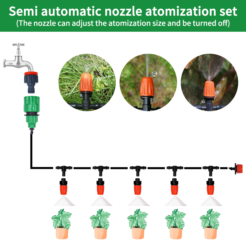 Fog Nozzles Irrigation Kit 5M- - Yoocaa Smart Garden 评论和价格
