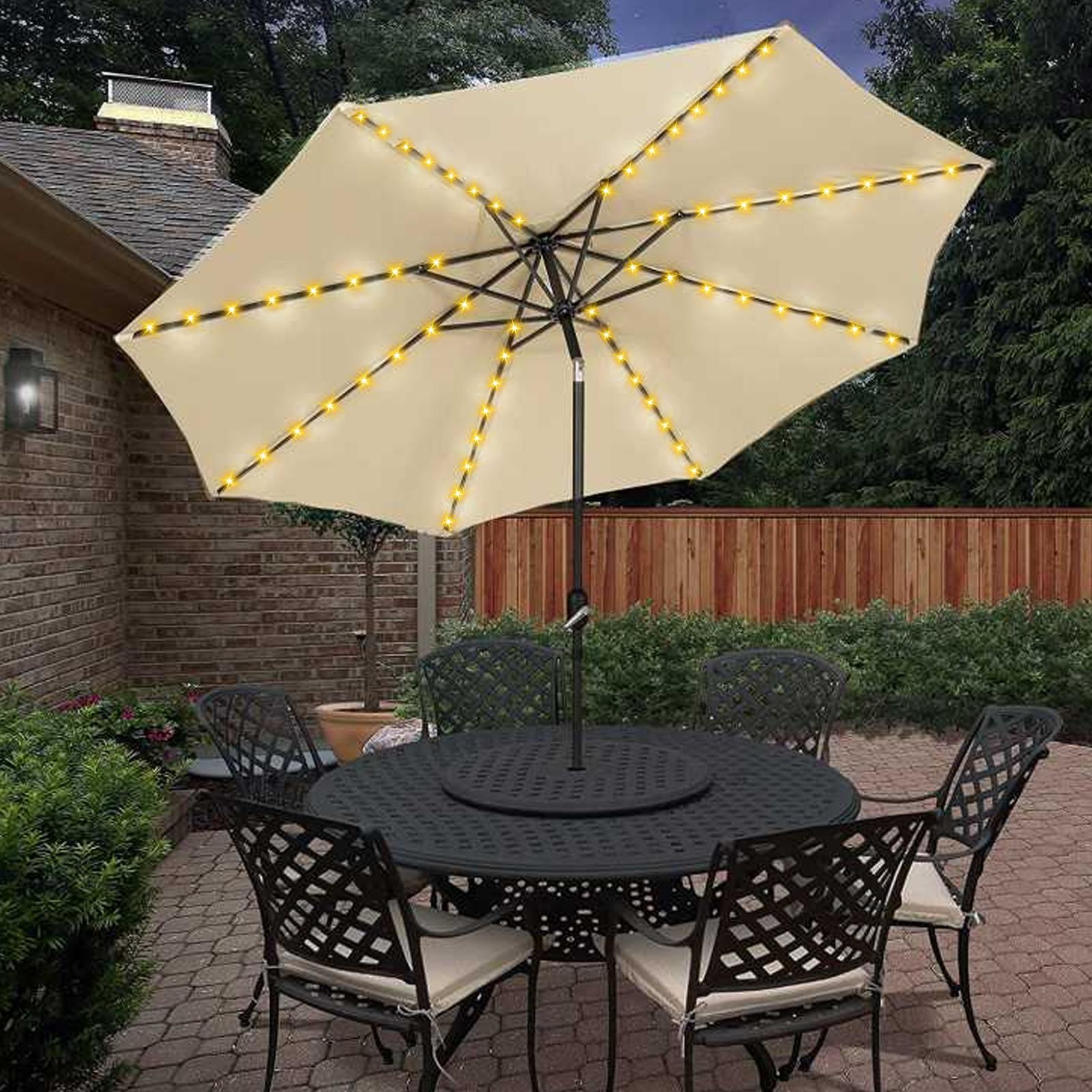 Solar Umbrella String Light 10 - Smart Garden Lighting System 评论和价格
