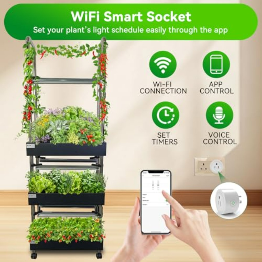 Indoor hydroponics growing sys - Smart Garden Lighting System 评论和价格