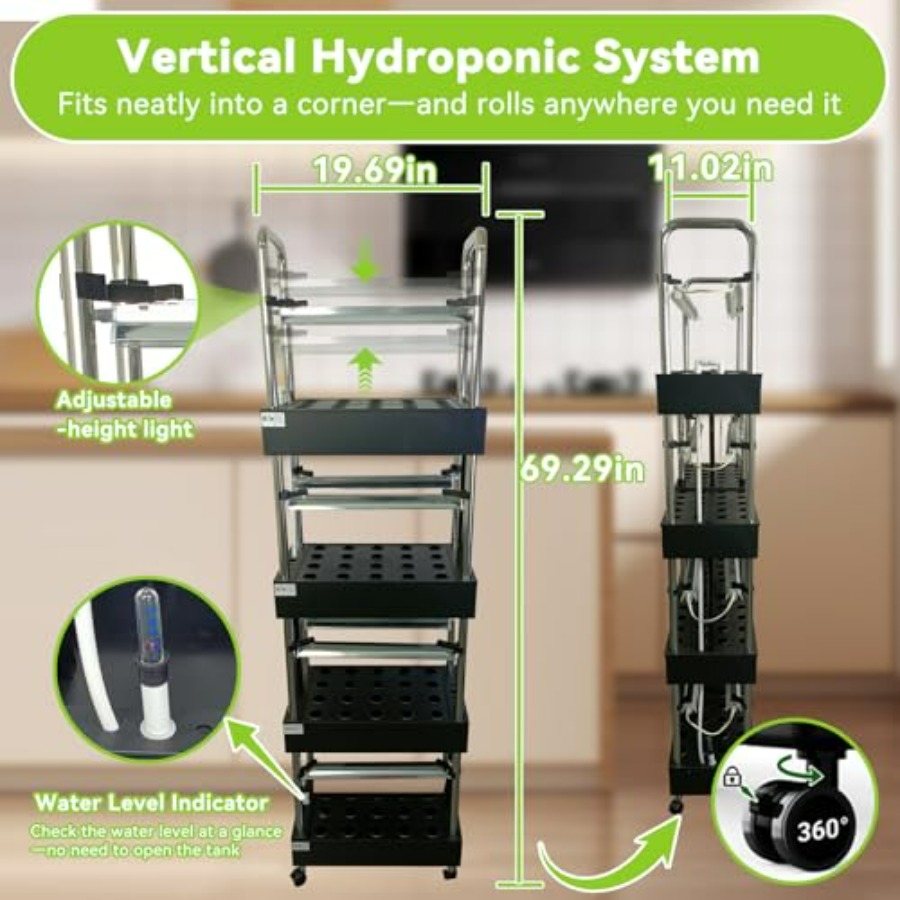 Indoor hydroponics growing sys - Smart Garden Lighting System 评论和价格