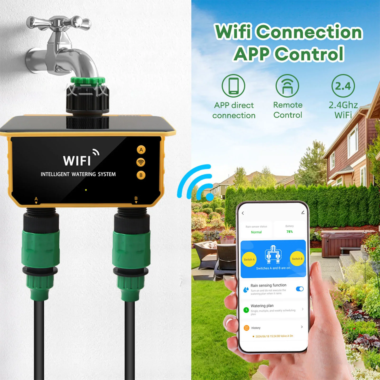 Solar WiFi Smart Irrigation Ti - Smart Garden Usa 评论和价格