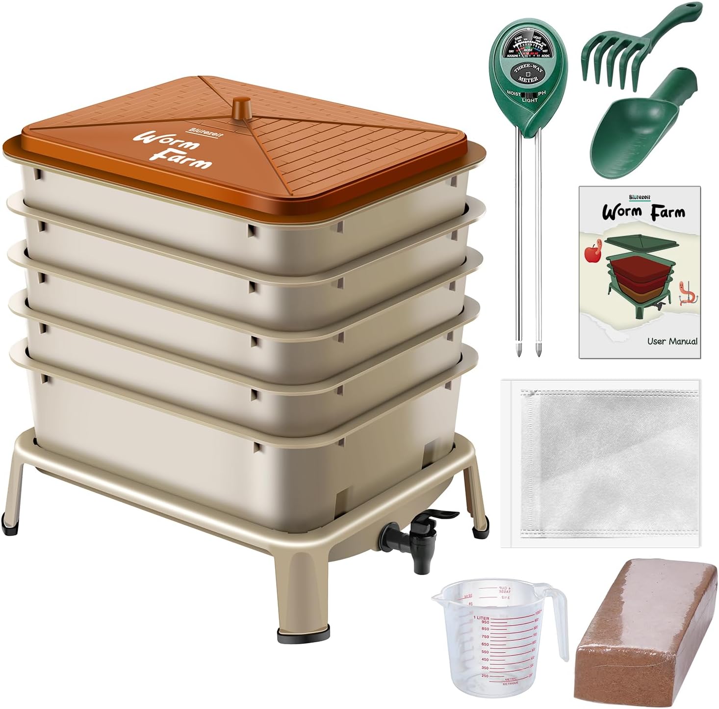 Indoor & Outdoor Worm Compost  - Composting Kit Indoor 评论和价格