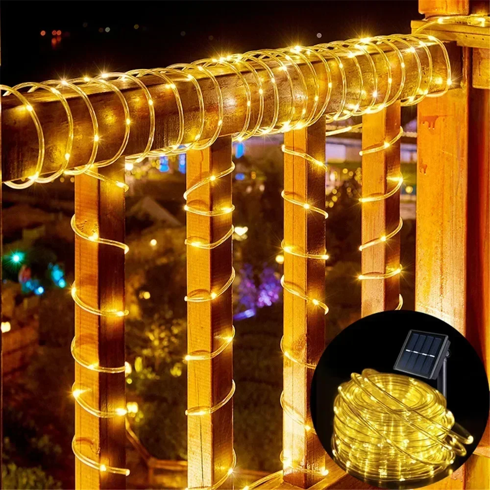 Solar Rope Lights Outdoor Blue - Smart Garden Lighting System 评论和价格