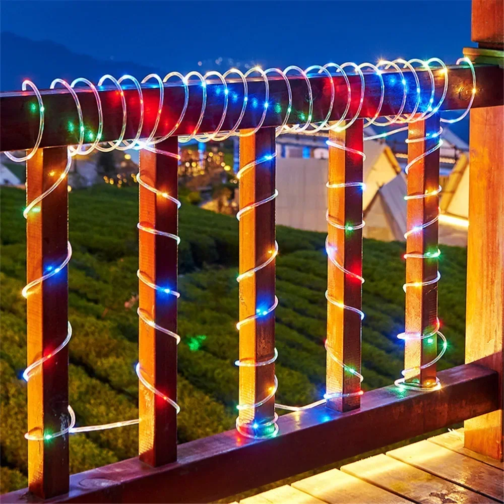 Solar Rope Lights Outdoor Blue - Smart Garden Lighting System 评论和价格