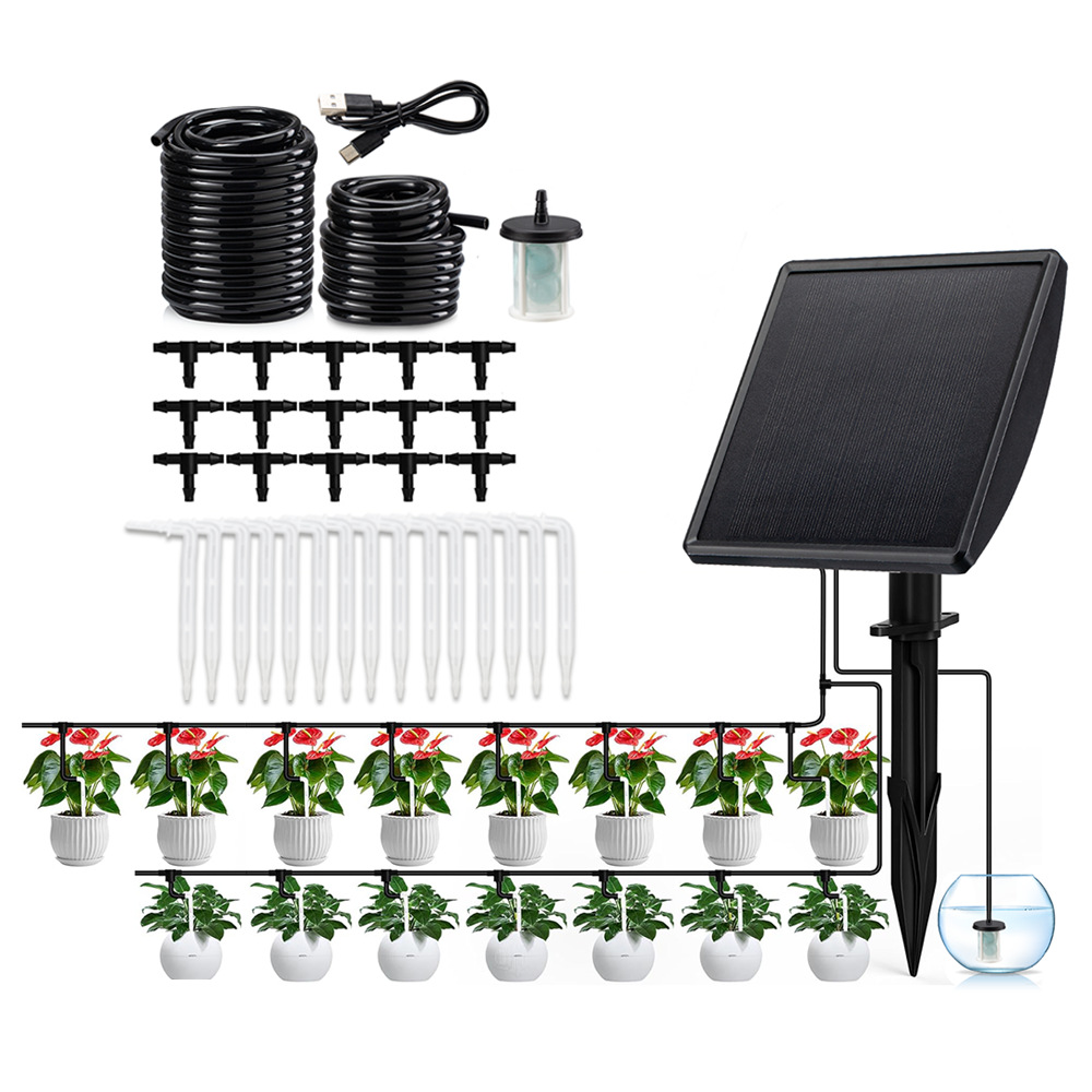 Solar Automatic Drip Irrigatio - Smart Garden Usa 评论和价格